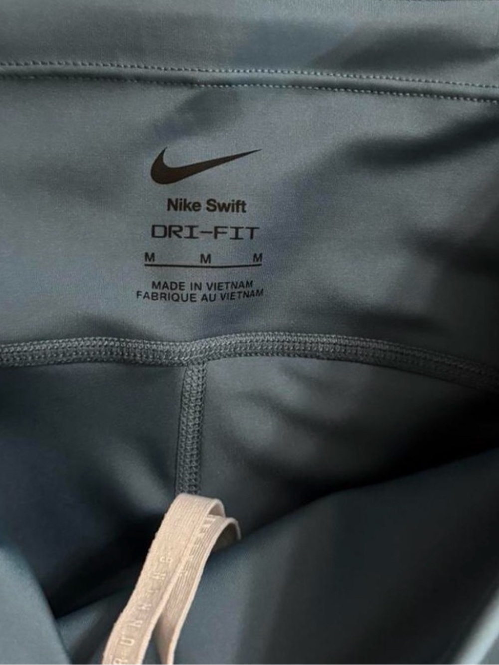 Nike Swift Dri-FIT Leggings Womens Medium Blue High Rise 7/8 Running NWT - Picture 3 of 8
